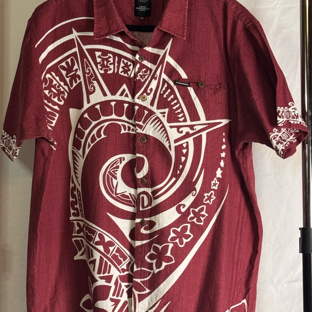 Red Graphic Men's Shirt